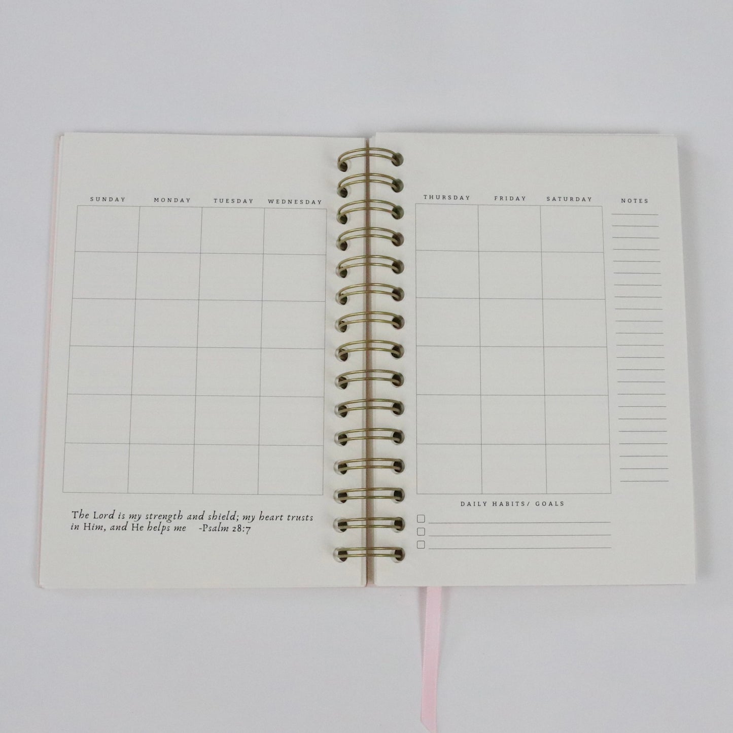 Daily Faith-Based Planner - Devotional Journaling Prompts, Calendar Planning, and Daily Planning