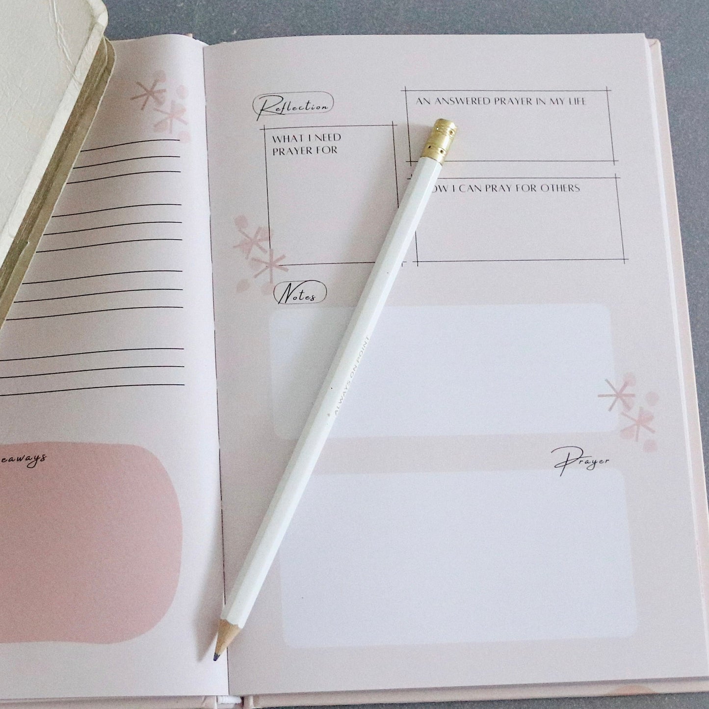 Church Bundle: Church Notes Journal, Tote Bag, & 4 Stickers