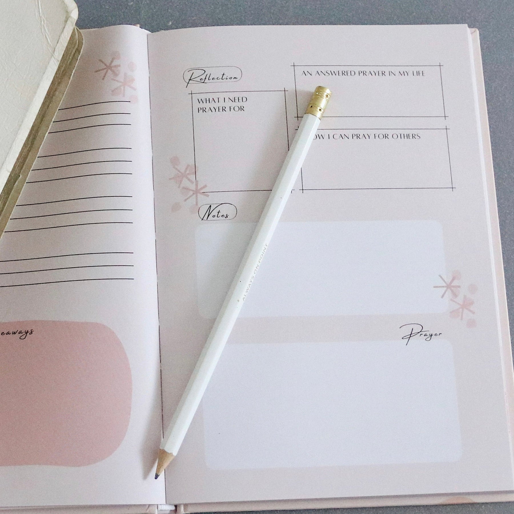 Keepsake hardcover Bible and church notes journal duo