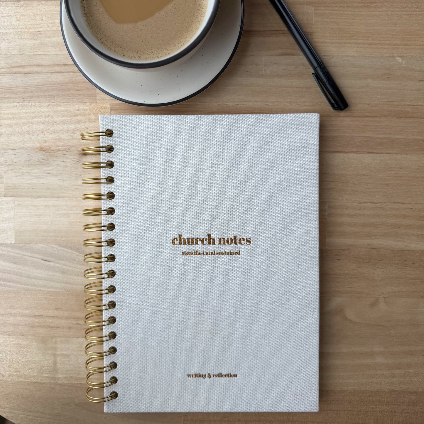 Church Notes Journal Spiral | Stay Focused & Grow in Faith Weekly