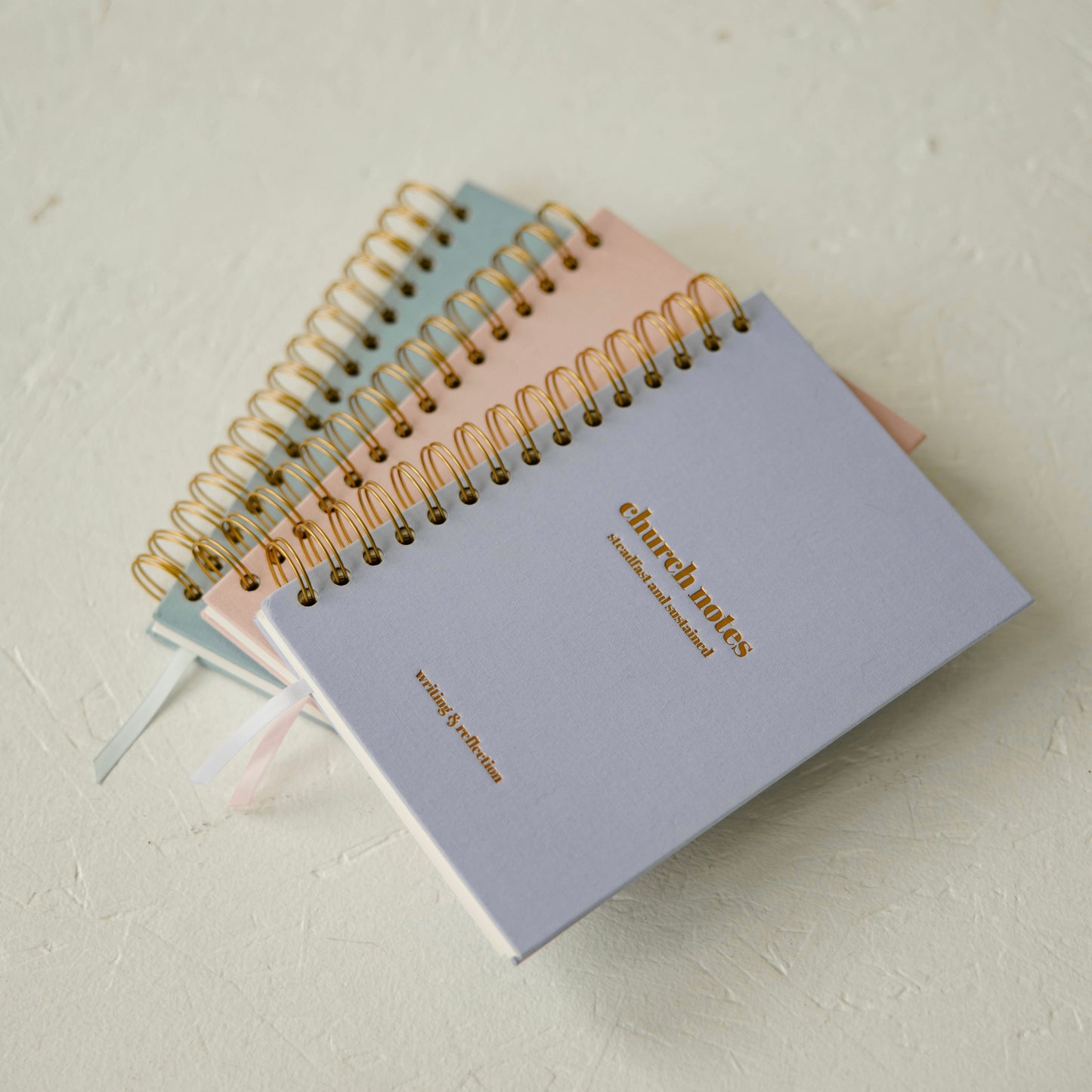 Church Notes Journal - Spiral Linen Purple