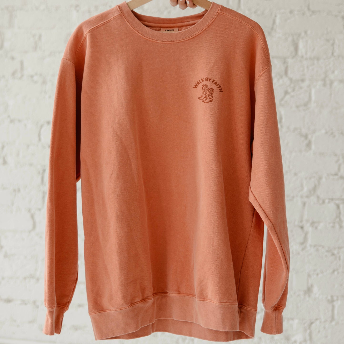 Walk by Faith, Stand in Grace Crewneck