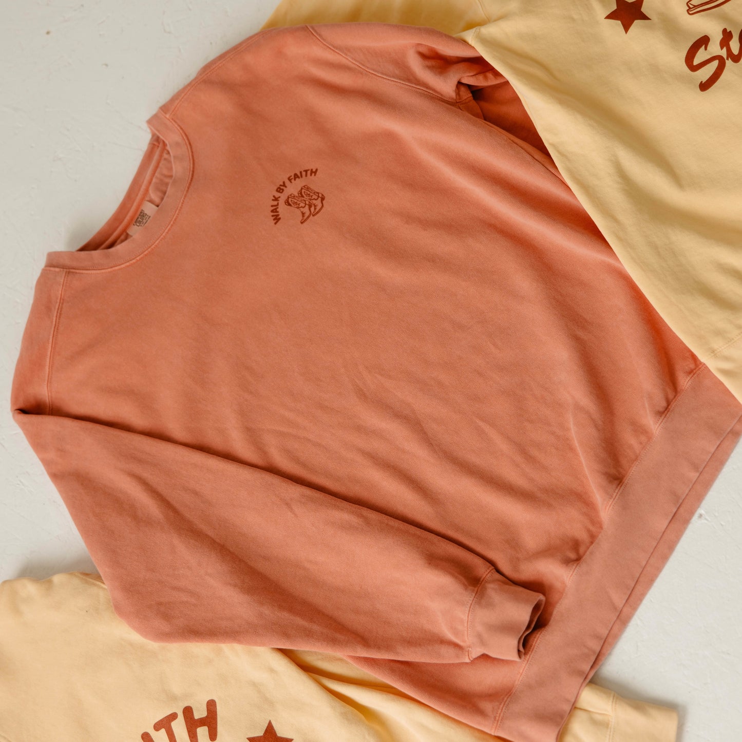 Walk by Faith, Stand in Grace Crewneck