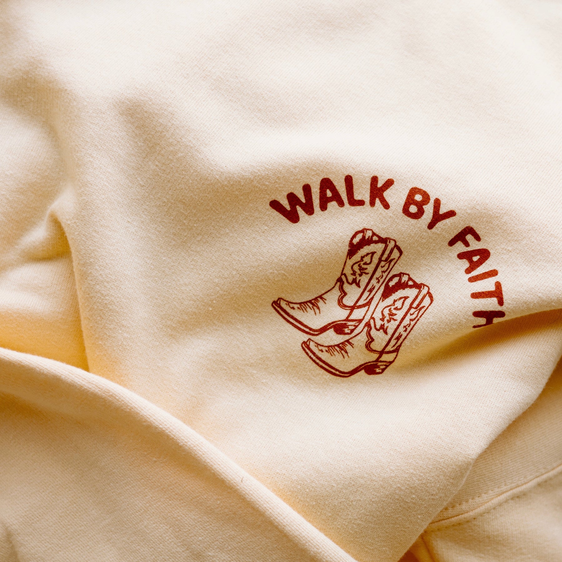 Faith-based western crewneck sweatshirt