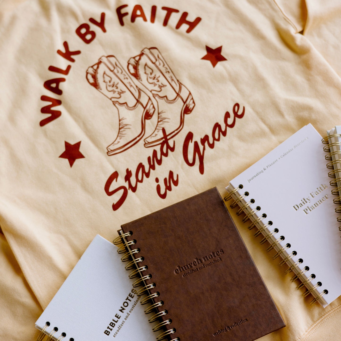 Church Notes Journal - EXTRA MARGIN SPACE Edition - Brown Faux Leather