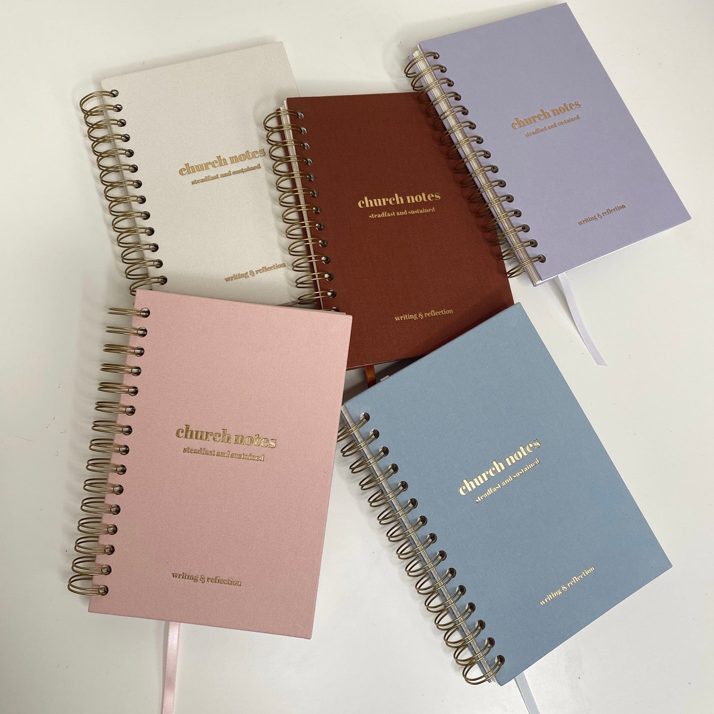 Journal Duo: Bible Notes and Church Notes - Choose Your Church Journal Color!