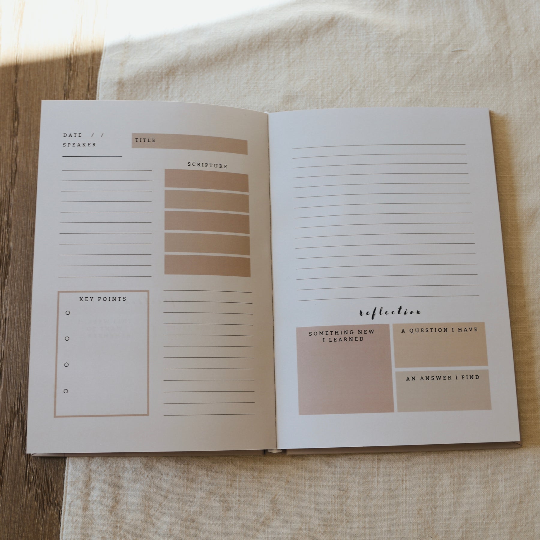 Journal Duo (Hardcover): Bible Notes and Church Notes
