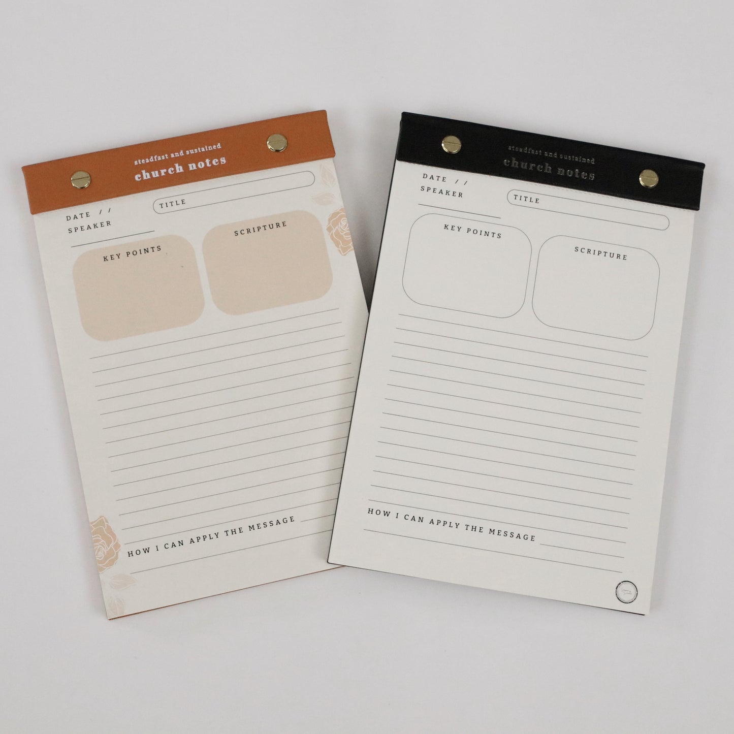 Church Notes Notepad