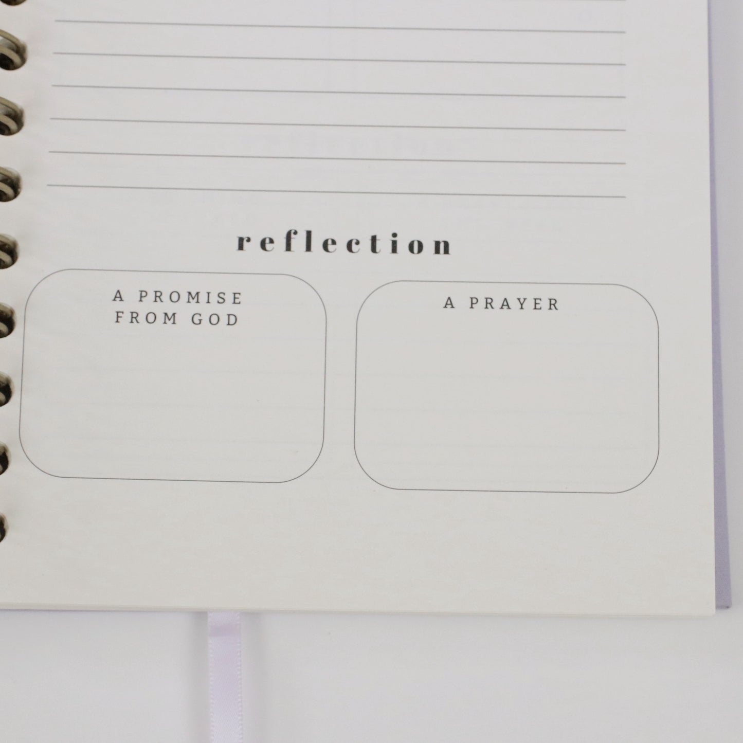 Church Notes Journal - Spiral Linen Purple