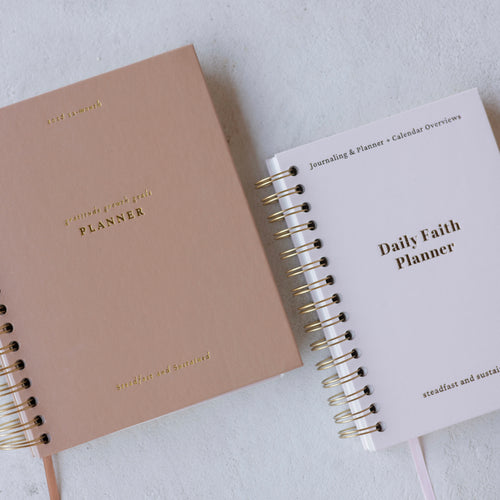 Create Your Intentional Faith Bundle 🤍 Get The Full Set: Church Notes, Bible Notes, & Planner