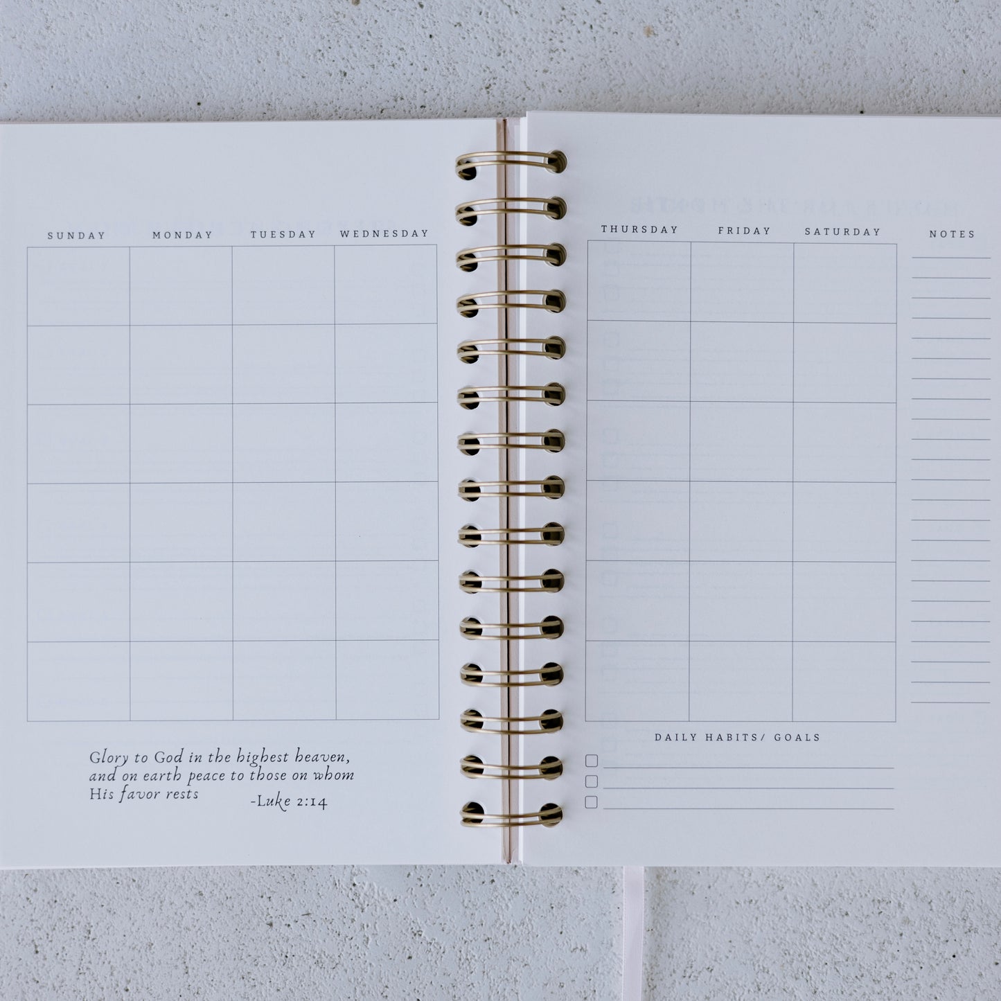 Journal Trio: Bible Notes, Church Notes, & Planner - Pink or White