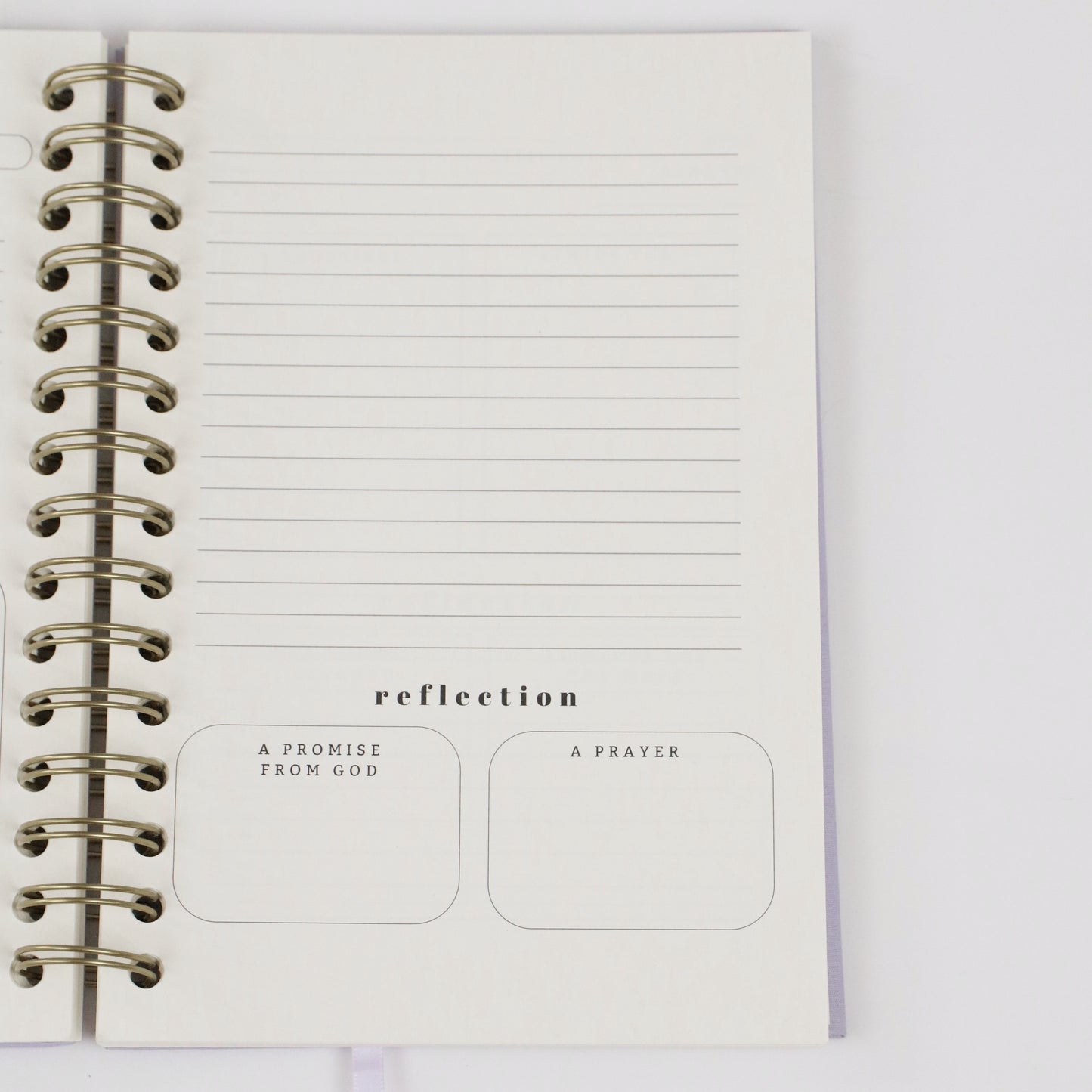 Church Notes Journal - Spiral Linen Purple