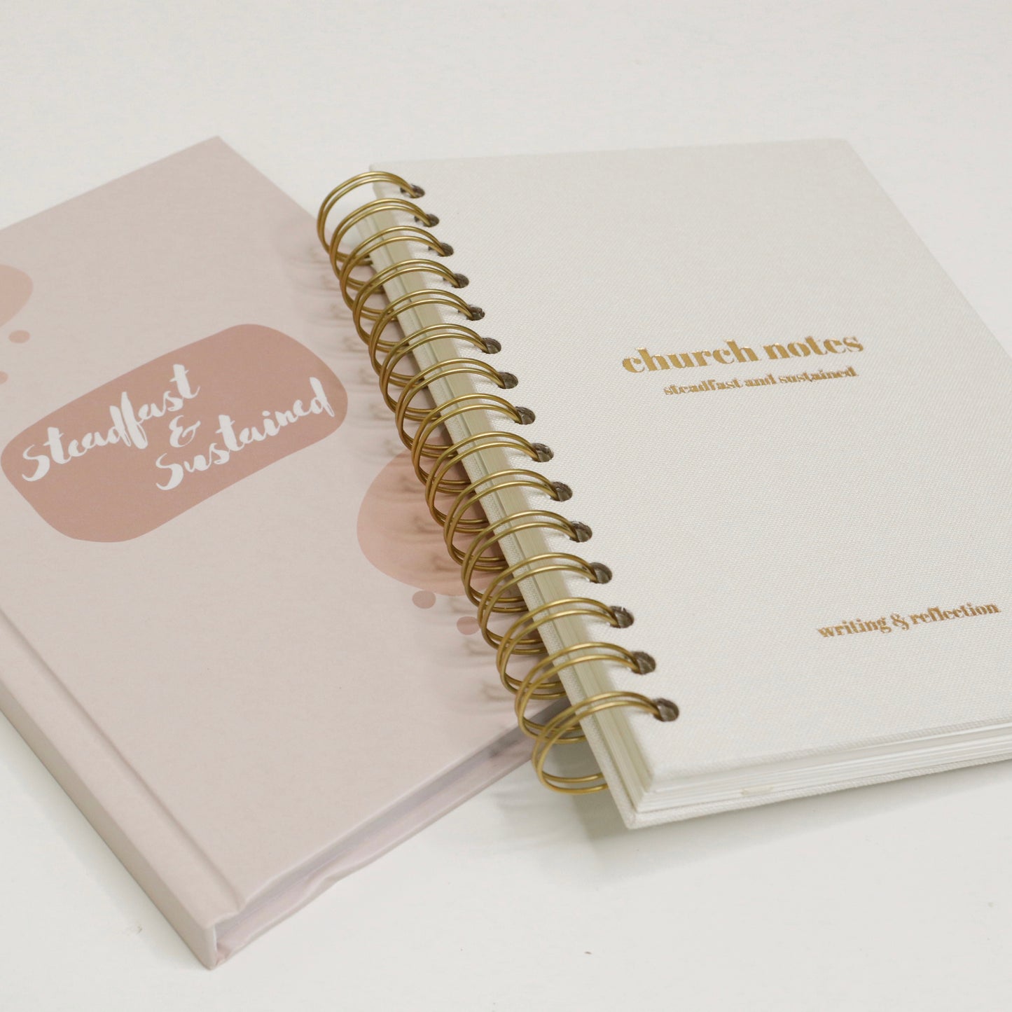 Journal Duo: Bible Notes and Church Notes - Choose Your Church Journal Color!