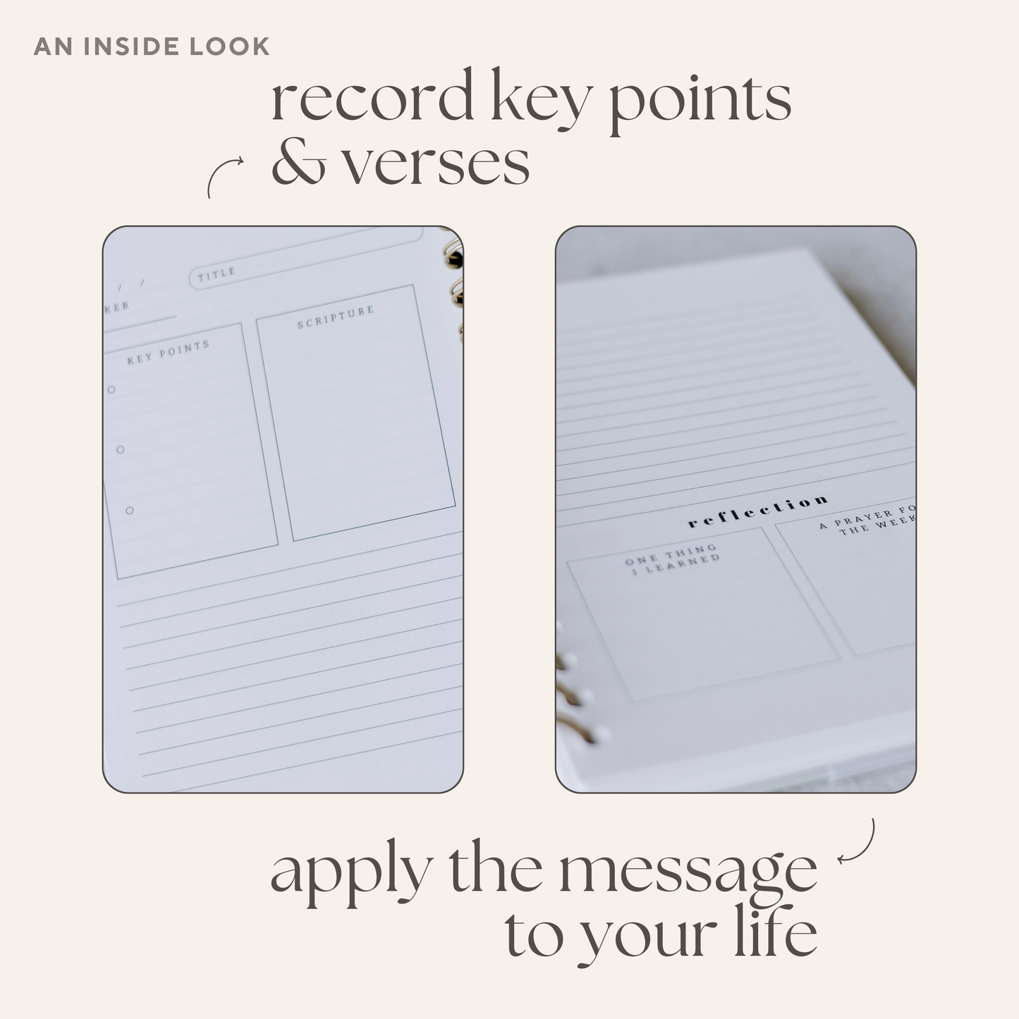 Church Notes Journal Extended Edition infographic 5