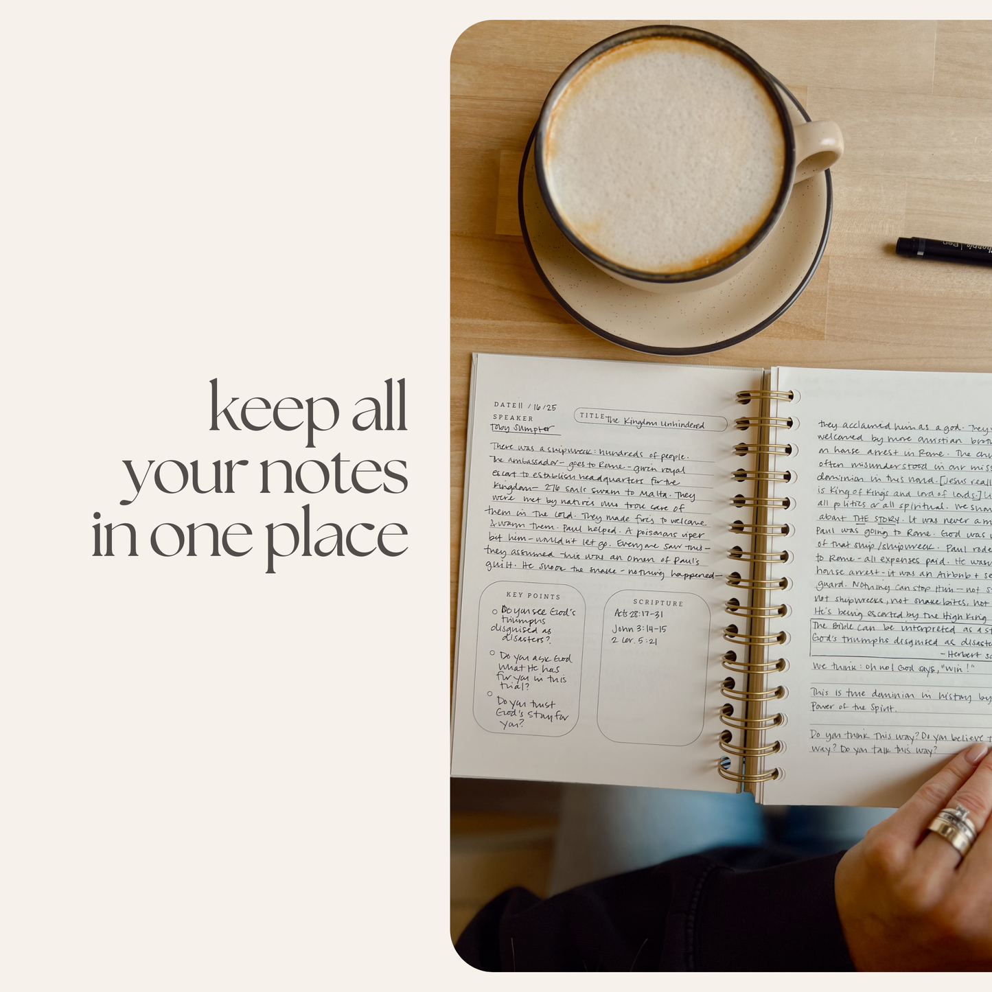 Church Notes Journal Extended Edition infographic 8