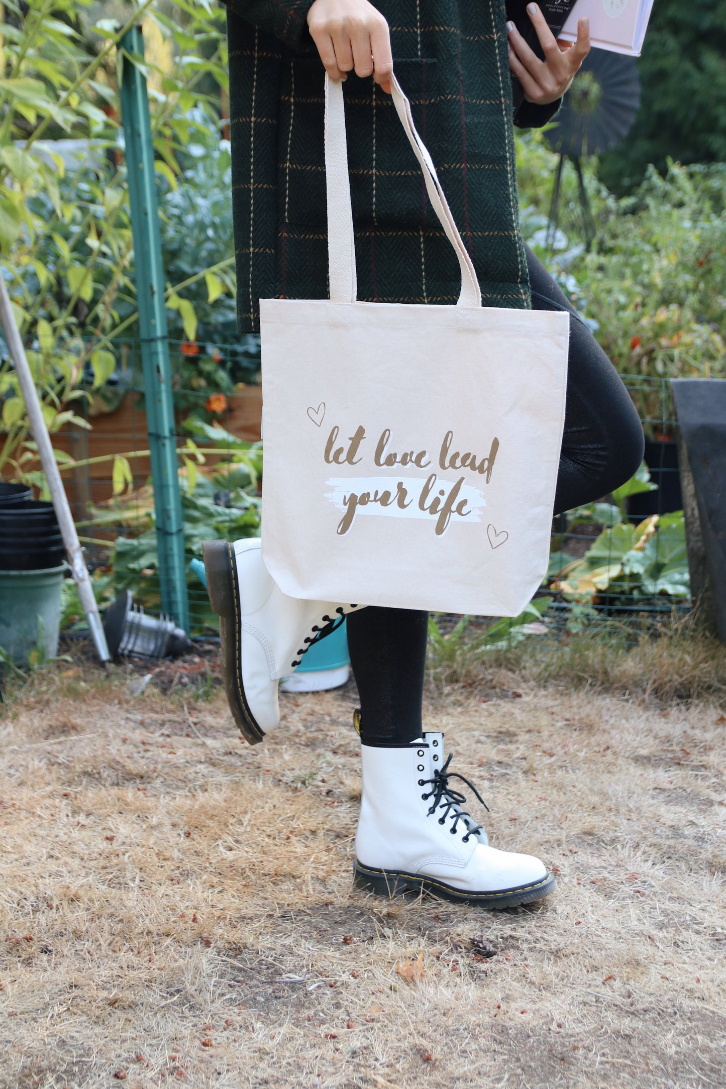 Let Love Lead Your Life Tote Bag - Steadfast and Sustained